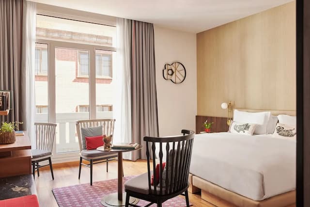 ハイアット セントリック グラン ヴィア マドリッド-ルーム キングベッド 1 台 バルコニー-8