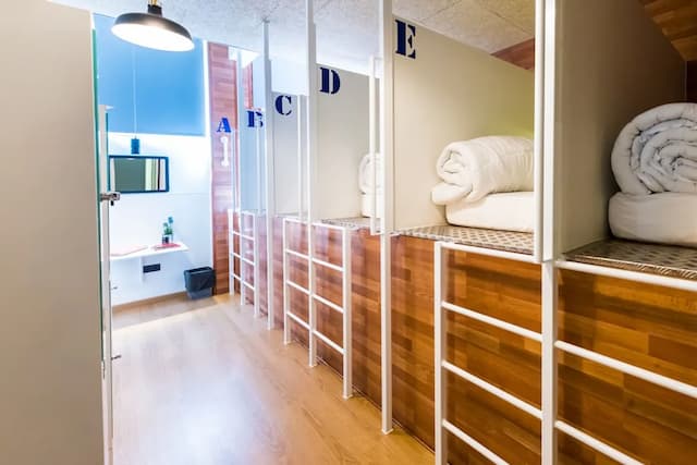 ファー ホーム ベルナベウ-共同ドミトリー 男女共用ドミトリー 専用バスルーム (Individual Bed )-1