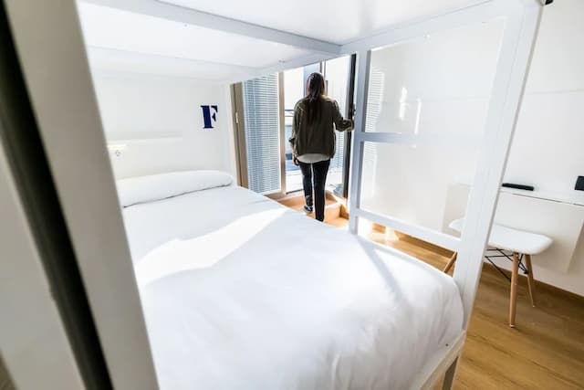 ファー ホーム ベルナベウ-共同ドミトリー 女性限定 専用バスルーム (Individual Bed)-2