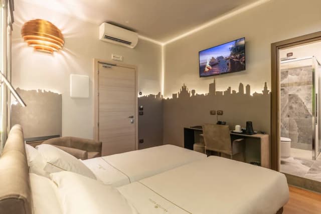 阿里斯頓飯店-高級雙人房單人入住, 1 張標準雙人床, 高層-7