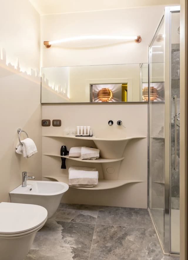 阿里斯頓飯店-高級雙人房單人入住, 1 張標準雙人床, 高層-10