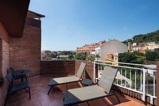 巴塞隆納加泰羅尼亞公園普泰克斯飯店-雙人房單人入住, 露台-2