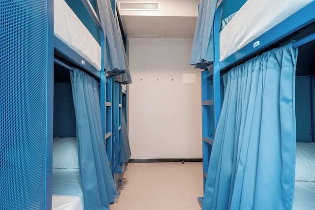 Ideal Youth Hostel-Room with 6 single beds-2