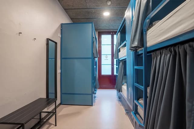 Ideal Youth Hostel-Room with 6 single beds and private bathroom, women only-2