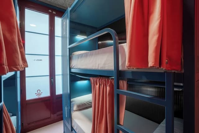 Ideal Youth Hostel-1 bed in 4-Bed Mixed Dormitory Room, with private bathroom-3