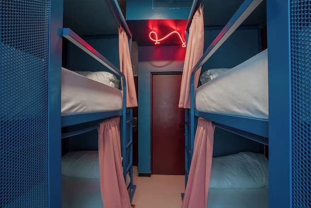 Ideal Youth Hostel-1 bed in 4-Bed Mixed Dormitory Room, with private bathroom-2