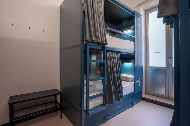 Ideal Youth Hostel-1 bed in 4-Bed Mixed Dormitory Room-2