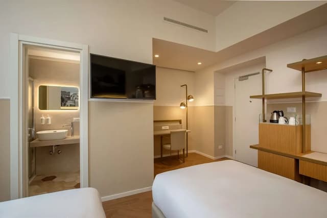 코스모폴리타 호텔 로마, 태피스트리 컬렉션 바이 힐튼-룸, 싱글침대 2개-2