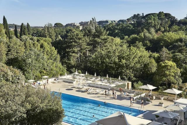 羅馬潘菲利別墅飯店-豪華雙人或雙床房, 陽台-5