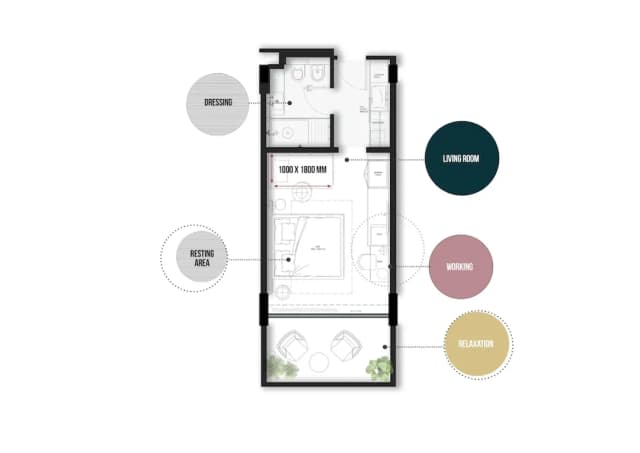 羅馬潘菲利別墅飯店-高級三人房, 1 間臥室-4