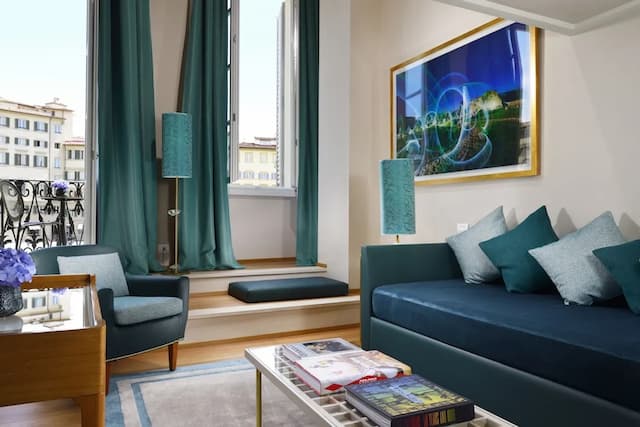 그랜드 호텔 미네르바-디럭스 듀플렉스, 침실 1개, 욕실 2개, 시내 전망 (113)-1