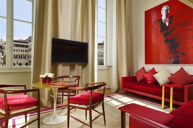 그랜드 호텔 미네르바-디럭스 듀플렉스, 침실 2개, 욕실 2개, 시내 전망 (111)-4