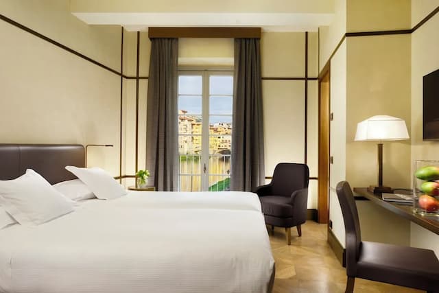 巴勒斯特里酒店-豪華雙人或雙床房, 露台, 河景-6