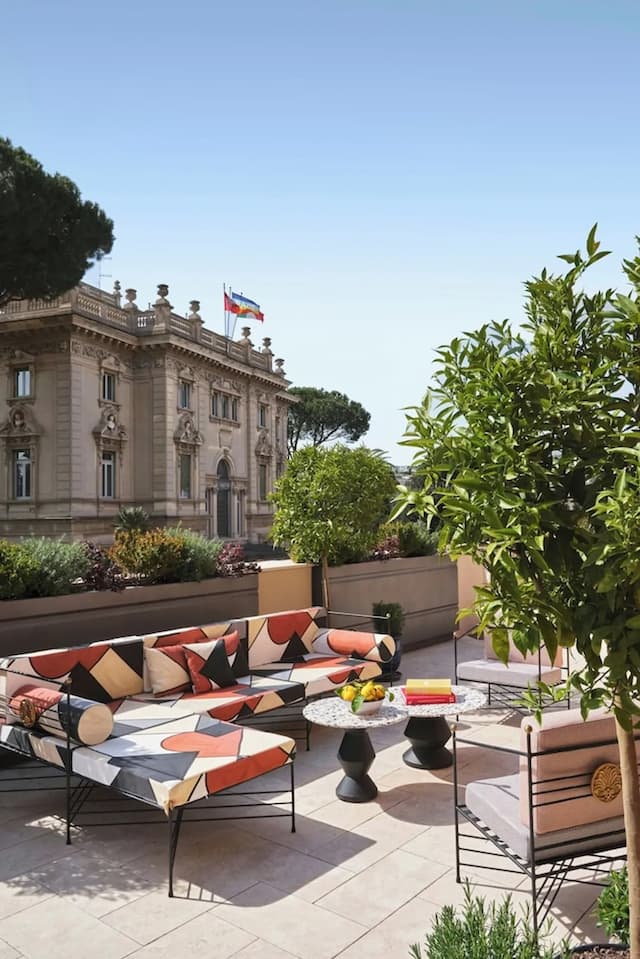 W Rome-顶层房, 1 间卧室, 露台-15