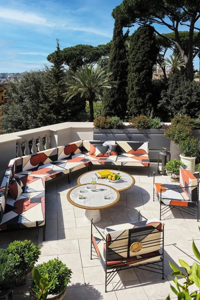 W Rome-顶层房, 1 间卧室, 露台-13