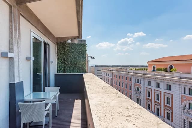 貝斯特韋斯特高級桑迪納皇家飯店-普通套房, 1 張特大雙人床, 露台, 城市景觀-9