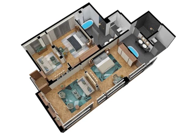 Casa Baglioni Milan - 세계 선두 호텔들-Montenapoleone Signature Suite - Kids & Teens Free-4