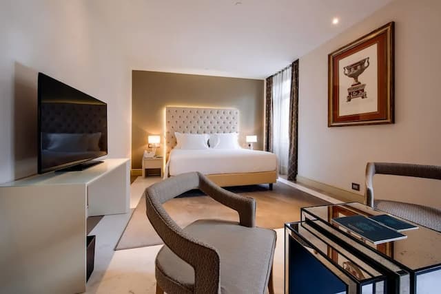 羅馬阿萊夫酒店希爾頓 Curio 精選系列-普通套房, 1 張特大雙人床-2