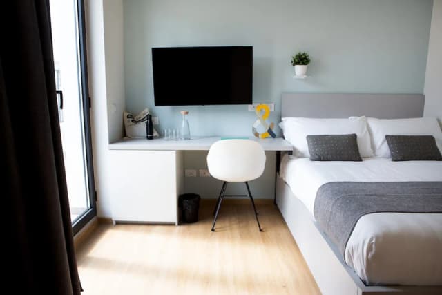 dotcampus roma city center-舒適客房, 1 張標準雙人床-4