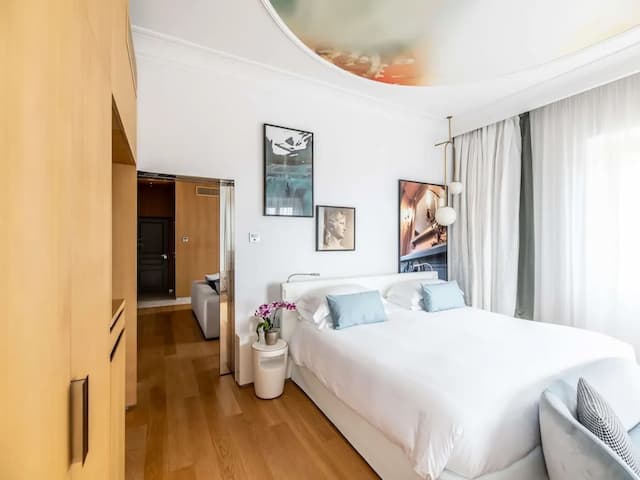 貝佳斯羅馬別墅索菲特酒店-豪華套房, 1 張特大雙人床-17