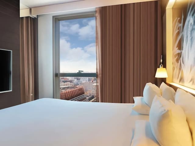 노보텔 바르셀로나 시티-스위트, 퀸사이즈침대 1개 및 소파베드-8