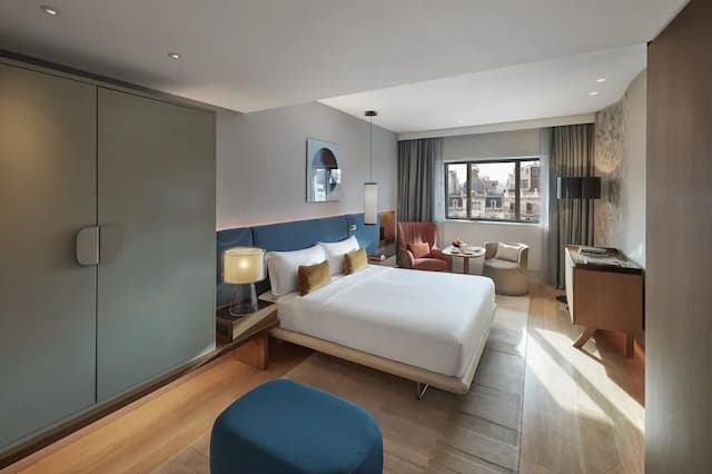 巴塞隆納文華東方飯店-豪華客房, 1 張特大雙人床 (Boulevard)-1