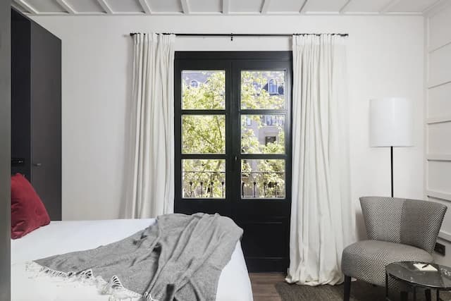 유르반 람블라스 부티크 호텔-디럭스 더블룸, 퀸사이즈침대 1개, 시내 전망-5