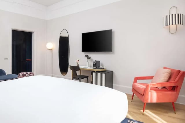 佛羅倫斯盎格魯美洲酒店 (希爾頓 Curio 精選系列酒店)-普通套房, 1 張特大雙人床-4