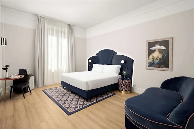 佛羅倫斯盎格魯美洲酒店 (希爾頓 Curio 精選系列酒店)-普通套房, 1 張特大雙人床-6