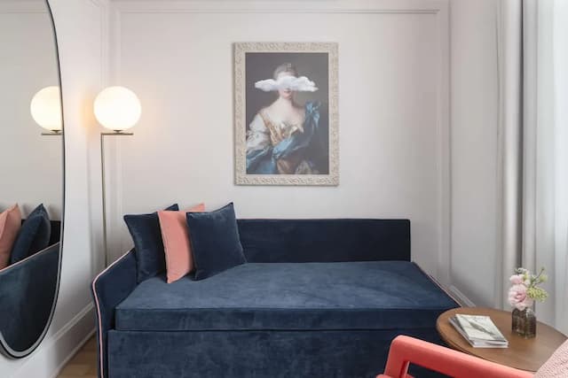 佛羅倫斯盎格魯美洲酒店 (希爾頓 Curio 精選系列酒店)-經典套房, 1 張特大雙人床 (Duplex)-5