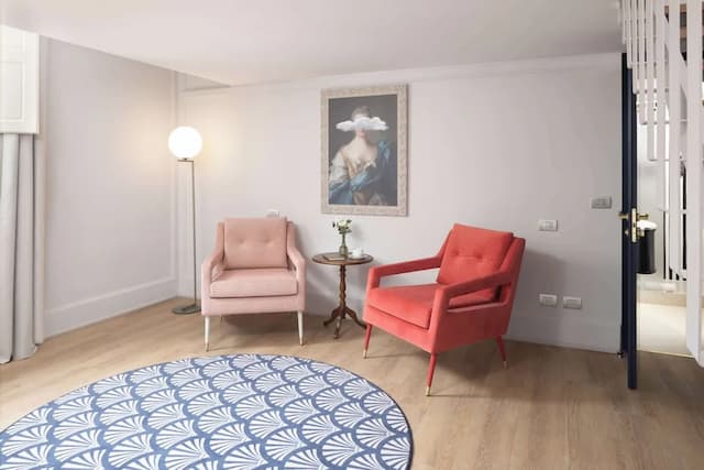 佛羅倫斯盎格魯美洲酒店 (希爾頓 Curio 精選系列酒店)-特級套房, 1 張特大雙人床 (Duplex)-1