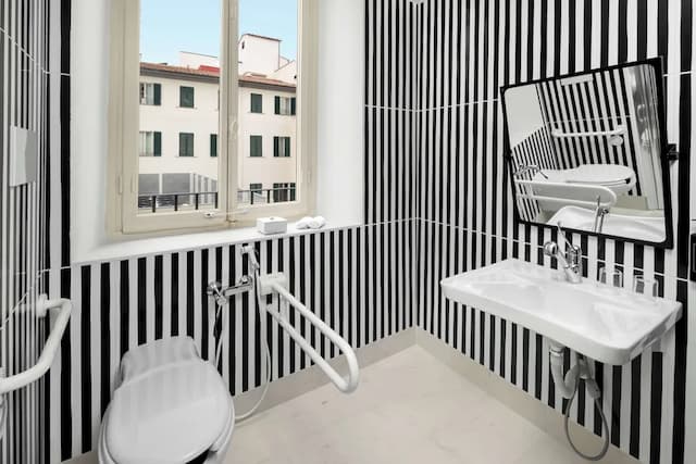 佛羅倫斯盎格魯美洲酒店 (希爾頓 Curio 精選系列酒店)-經典客房, 1 張加大雙人床, 無障礙-4