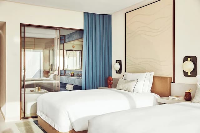 巴賽隆納藝術飯店-客房, 2 張標準雙人床-5