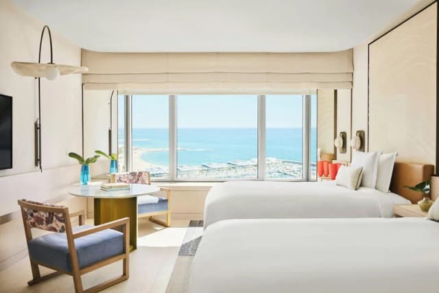 巴賽隆納藝術飯店-客房, 2 張標準雙人床, 海景 (Panorama Sea View)-1
