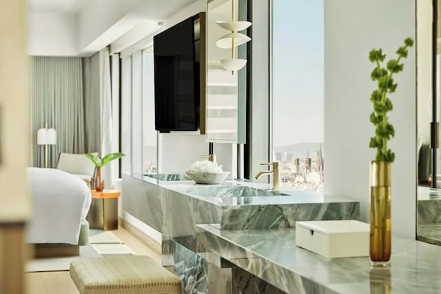 巴賽隆納藝術飯店-俱樂部套房, 1 張特大雙人床, 邊間-9