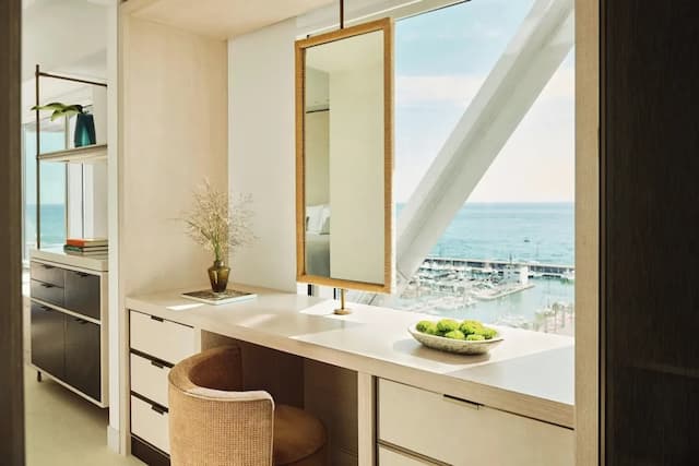 巴賽隆納藝術飯店-客房, 1 張特大雙人床, 邊間 (Seascape)-4