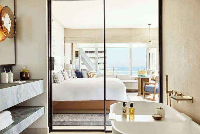 巴賽隆納藝術飯店-客房, 1 張特大雙人床, 邊間 (Seascape)-3