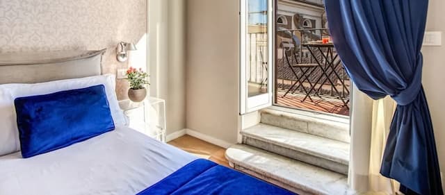 五十五 55 飯店-標準客房, 1 張標準雙人床, 陽台, 附屬建築 (Via del Corso 112)-2