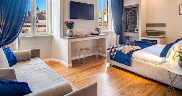 五十五 55 飯店-普通客房, 多張床, 附屬建築 (Via del Corso 112)-3