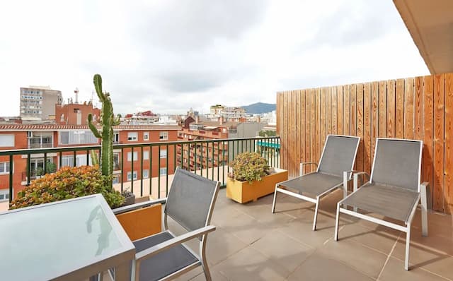 NH 바르셀로나 레스 코르츠-슈피리어룸, 테라스 (View)-4