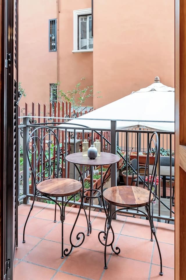 西班牙飯店-全景雙人或雙床房, 陽台-10