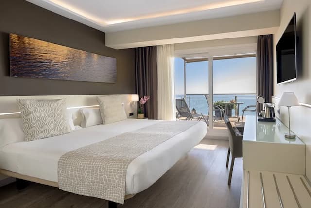 卡莉波利斯酒店-高級雙人房單人入住, 露台, 海景-1