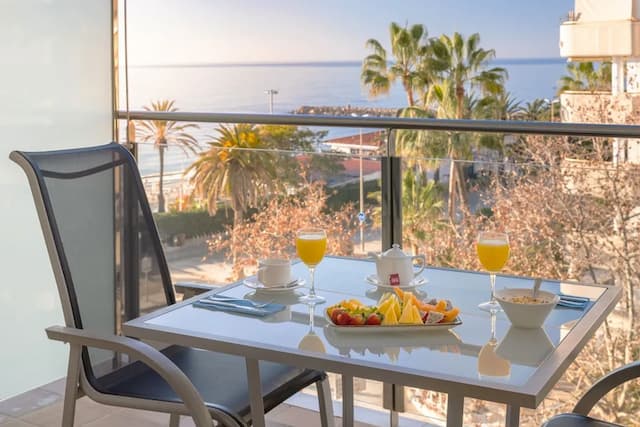 卡莉波利斯酒店-標準雙人或雙床房, 露台, 部分海景-6