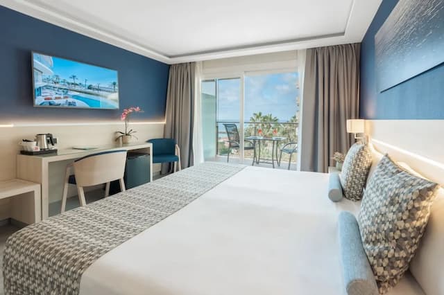 卡莉波利斯酒店-標準雙人或雙床房, 露台, 部分海景-4