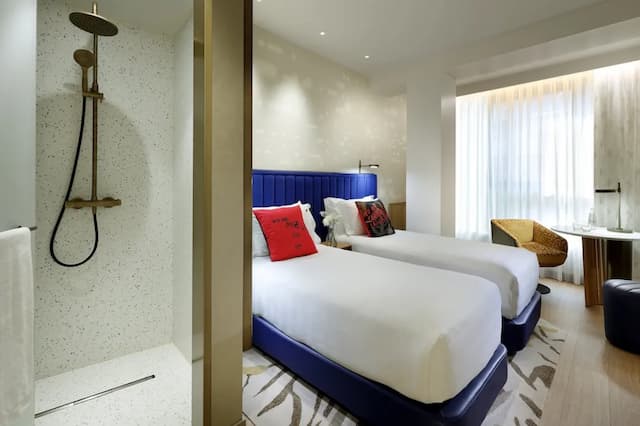 Hard Rock Hotel Madrid-高級雙床房, 城市景觀-1