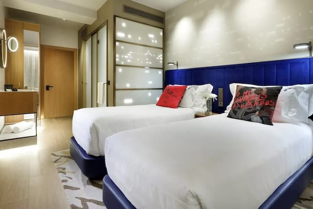 Hard Rock Hotel Madrid-經典雙床房-1