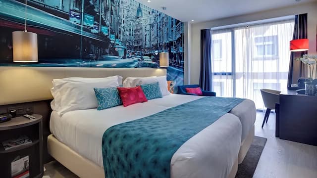 Hotel Indigo Madrid - Gran Via by IHG-尊荣客房, 2 张单人床-1