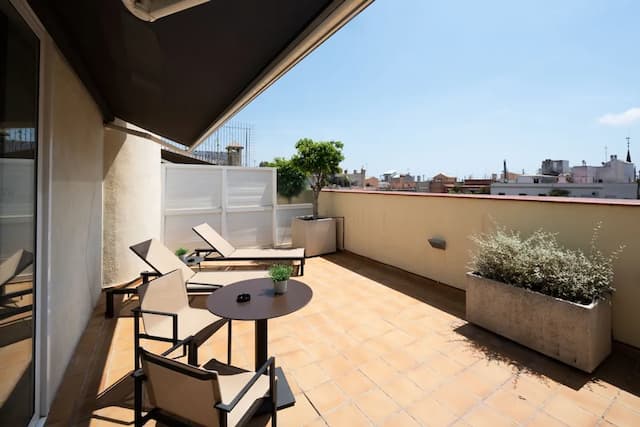 加泰隆尼亞格拉西亞酒店-高級雙人房, 露台-4