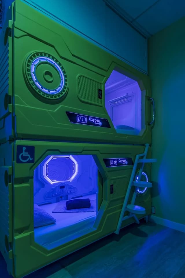 オキシジェン・ホステル-シングルルーム (Capsule 1 person in mixed shared room)-13