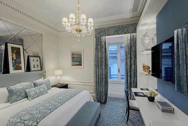 羅馬瑞吉大飯店-豪華客房, 1 張特大雙人床-4